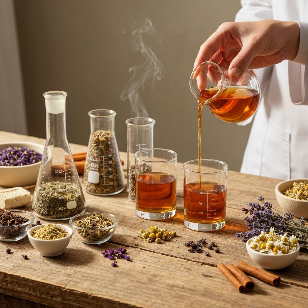 Tea formulation with natural ingredients